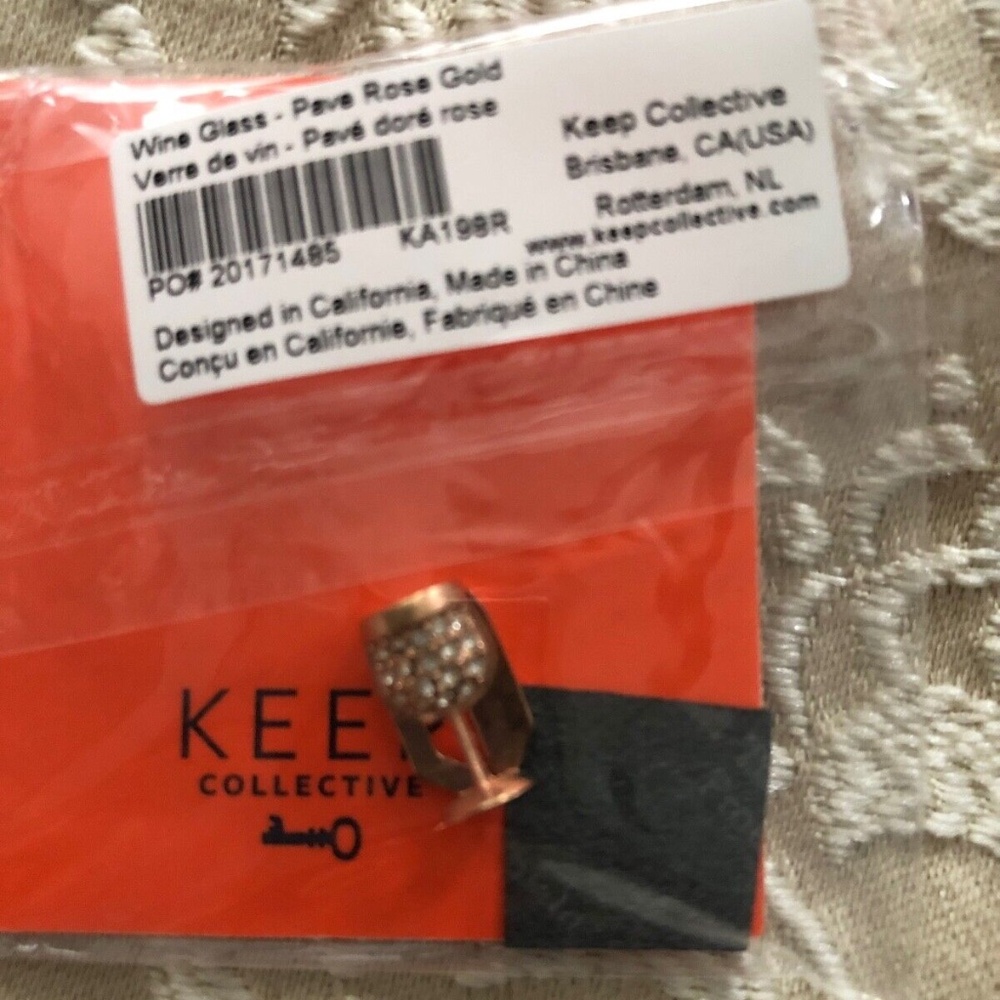 KEEP Collective Wine Glass charm